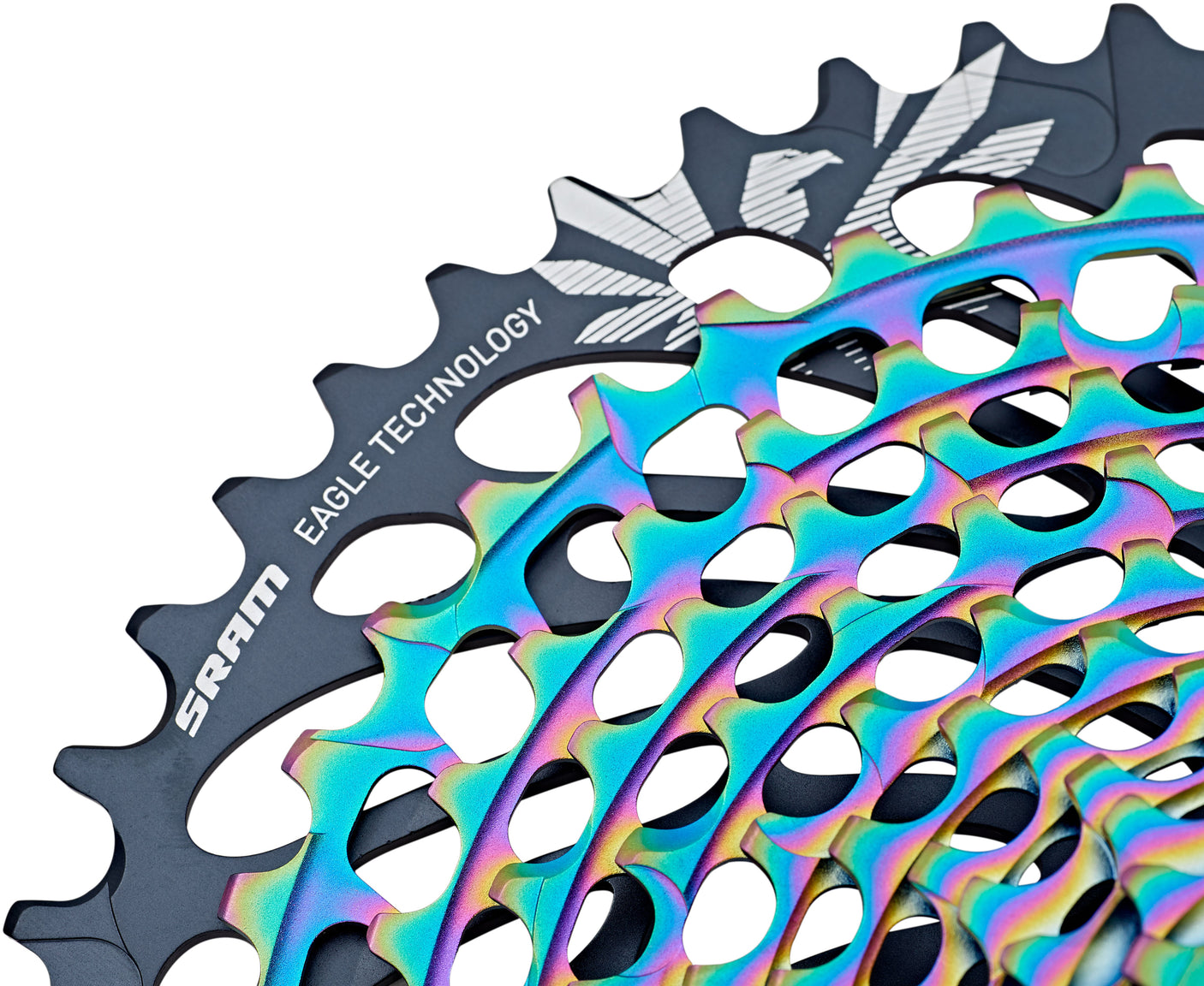 SRAM XG-1299 Eagle cassette 12-speed multicolor/zwart