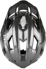 CUBE helm QUEST glanzend iridium zwart