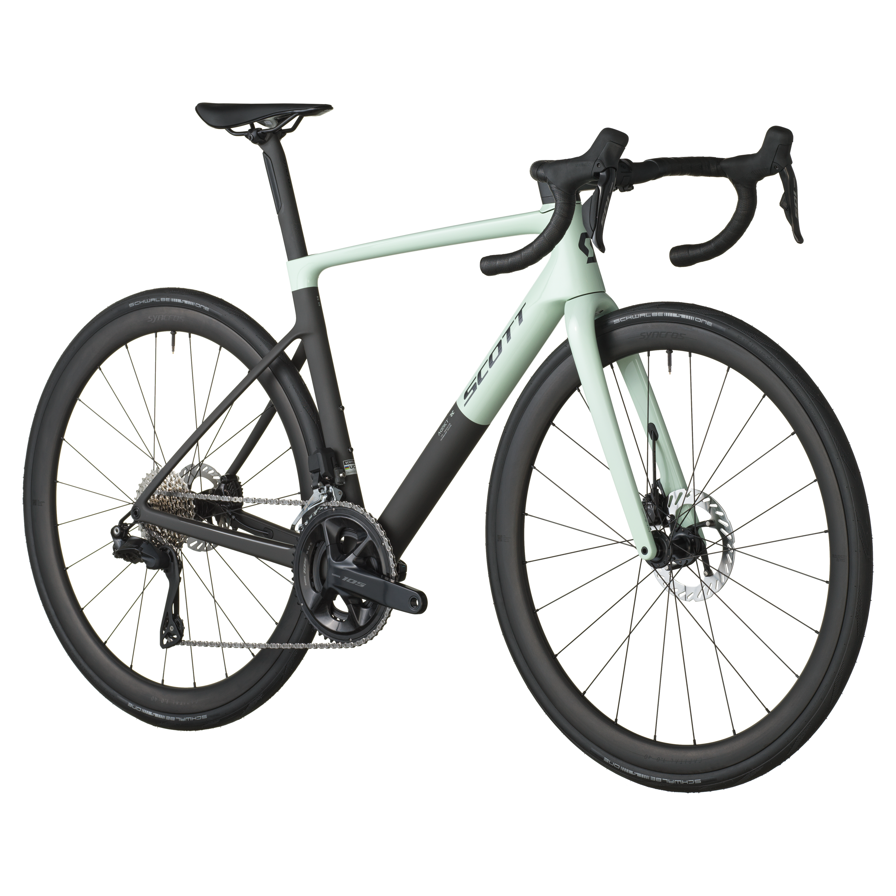 Scott Addict RC 30 bevroren groen/carbon zwart