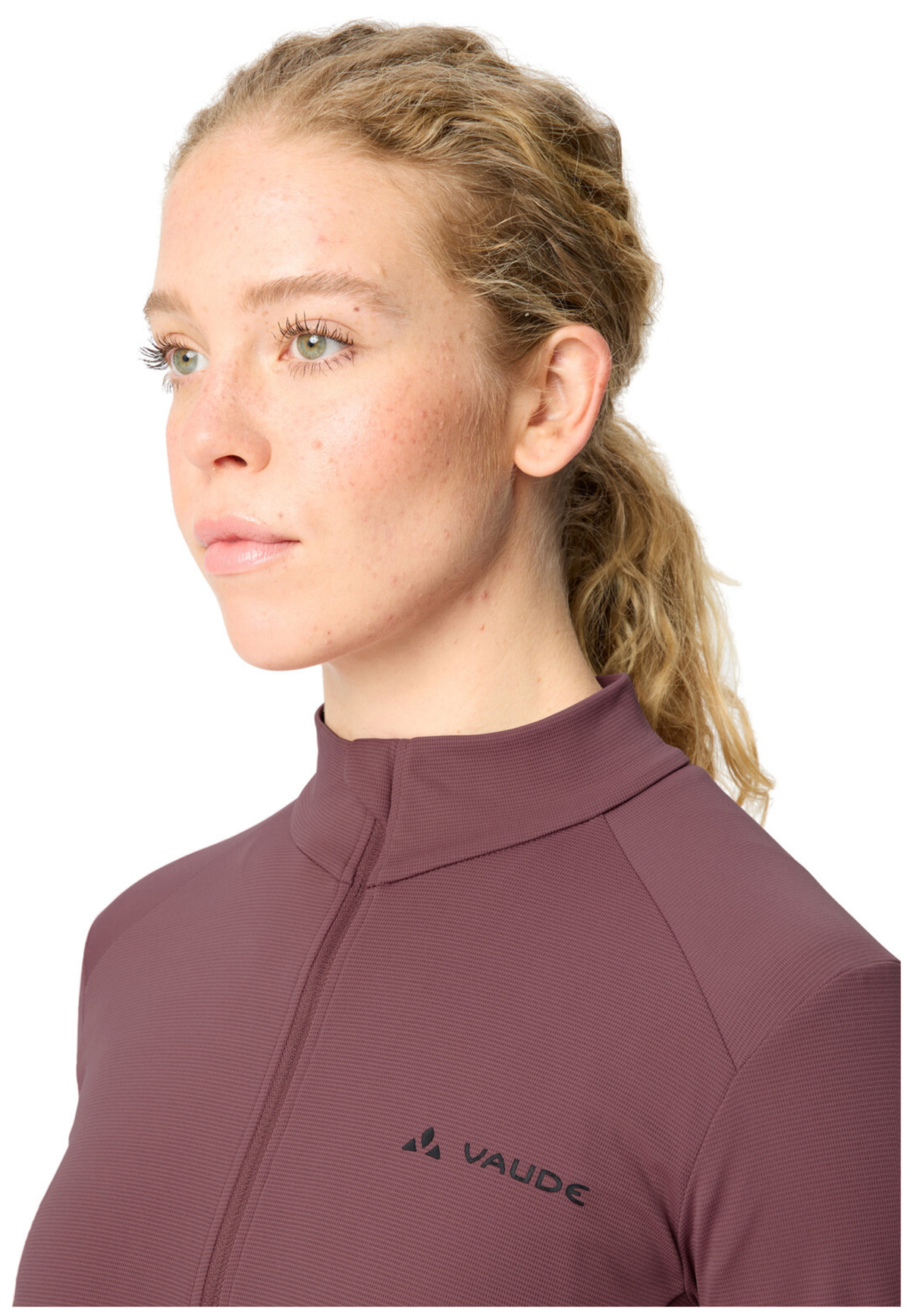 VAUDE Dames Matera LS Tricot II robijnschemering