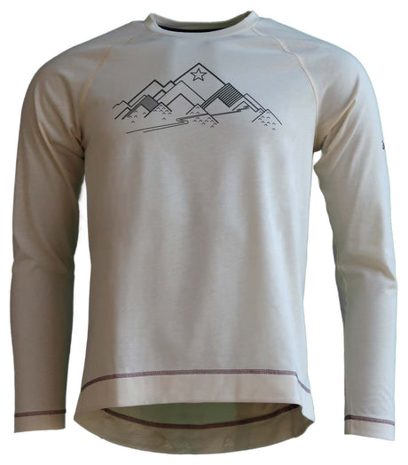 Zimtstern PureFlowz Eco Shirt LS Heren Crème