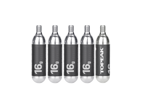 Topeak CO2 patroon met schroefdraad 16g 5 stuks