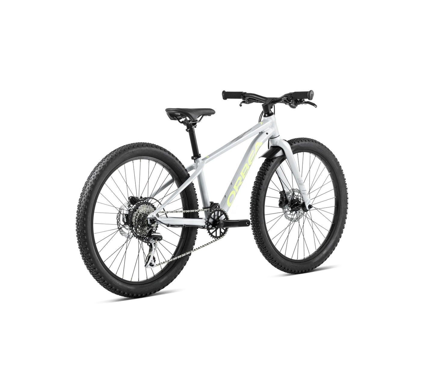 Orbea MX 24 TEAM DISC Zilver - Limoen (2025)