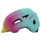 Giro Scamp II helm mat teal/roze towers