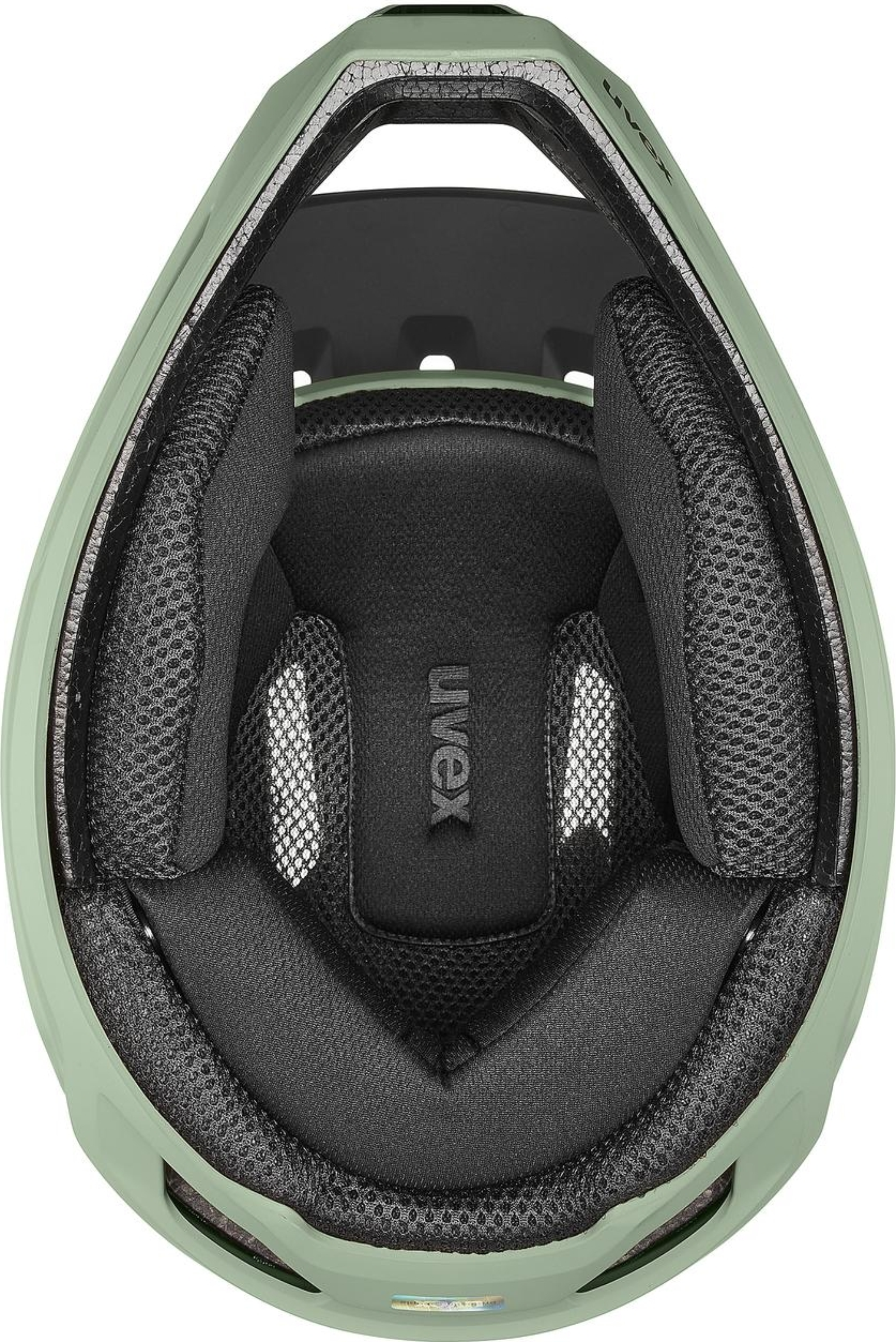 uvex Ravage Fullface Helm Mosgroen-Zwart Mat