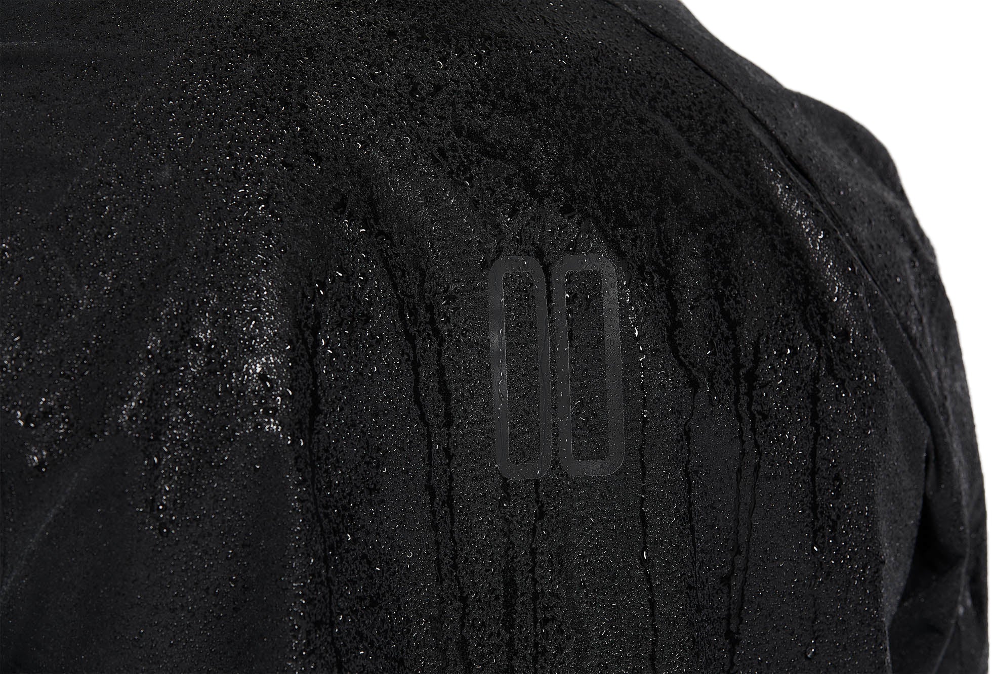 Basil Mosse regenparka heren zwart