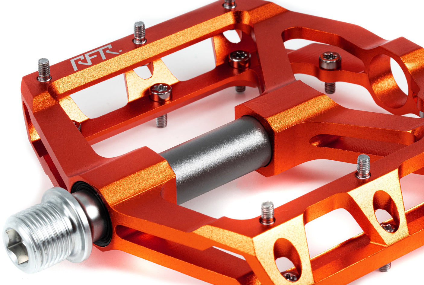 RFR Pedalen Flat SLT 2.0 orange´n´grey