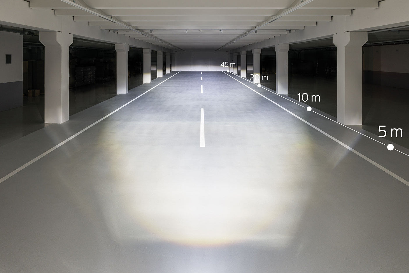Busch + Müller Ixon Space LED accukoplamp zwart
