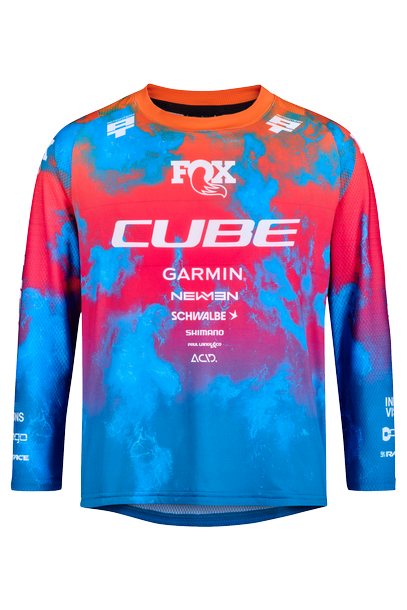 Cube MTB Jersey ROOKIE X Actionteam lange mouw black´n´blue