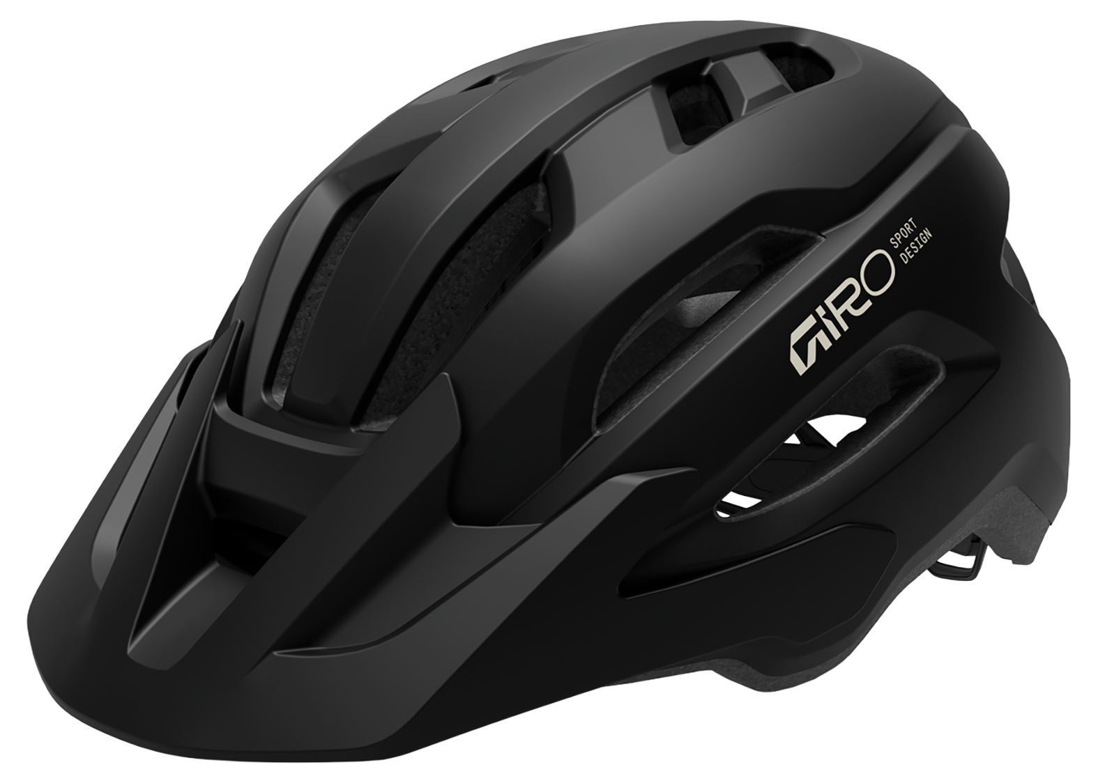 Giro Fixture II W MTB-helm dames mat zwart