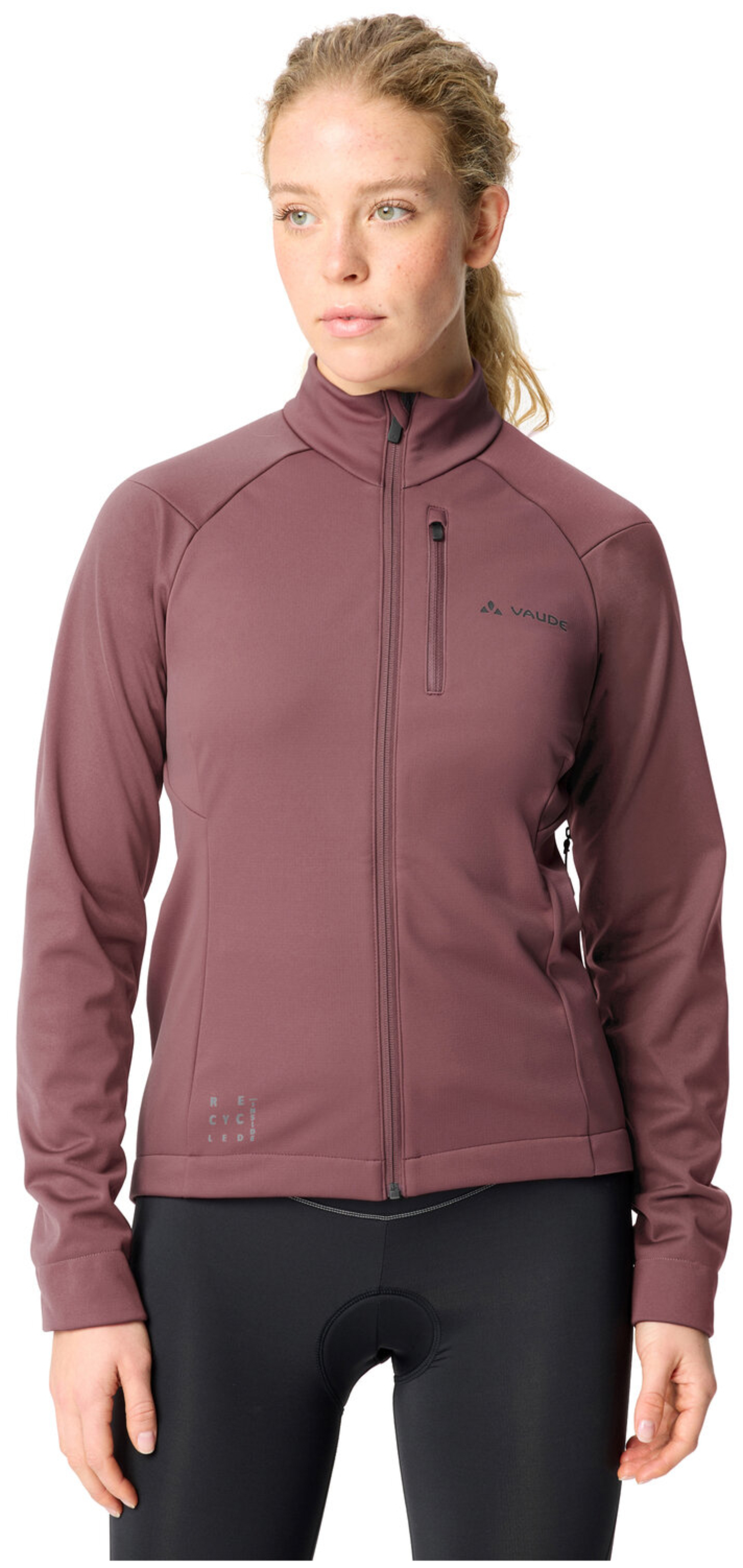 VAUDE Dames Posta Softshell Jas II ruby dusk