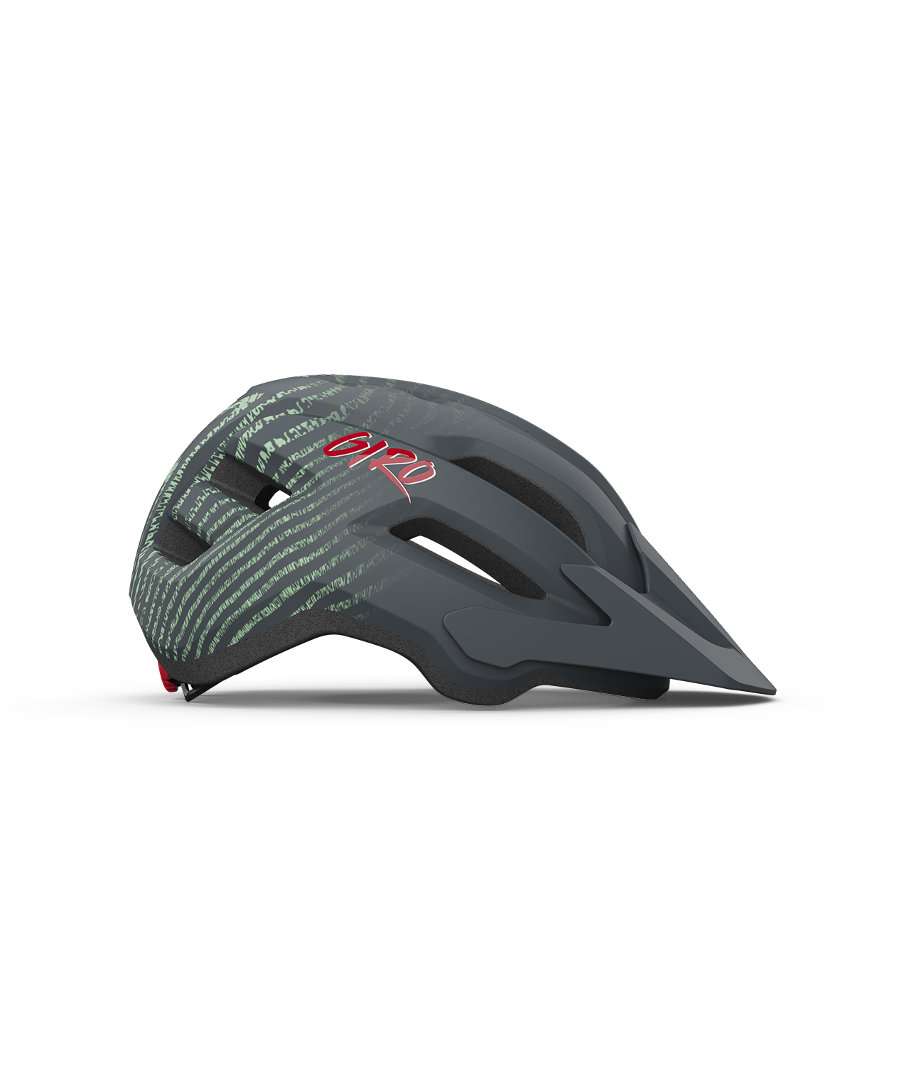 Giro Fixture II Y helm mat donker shark ripple