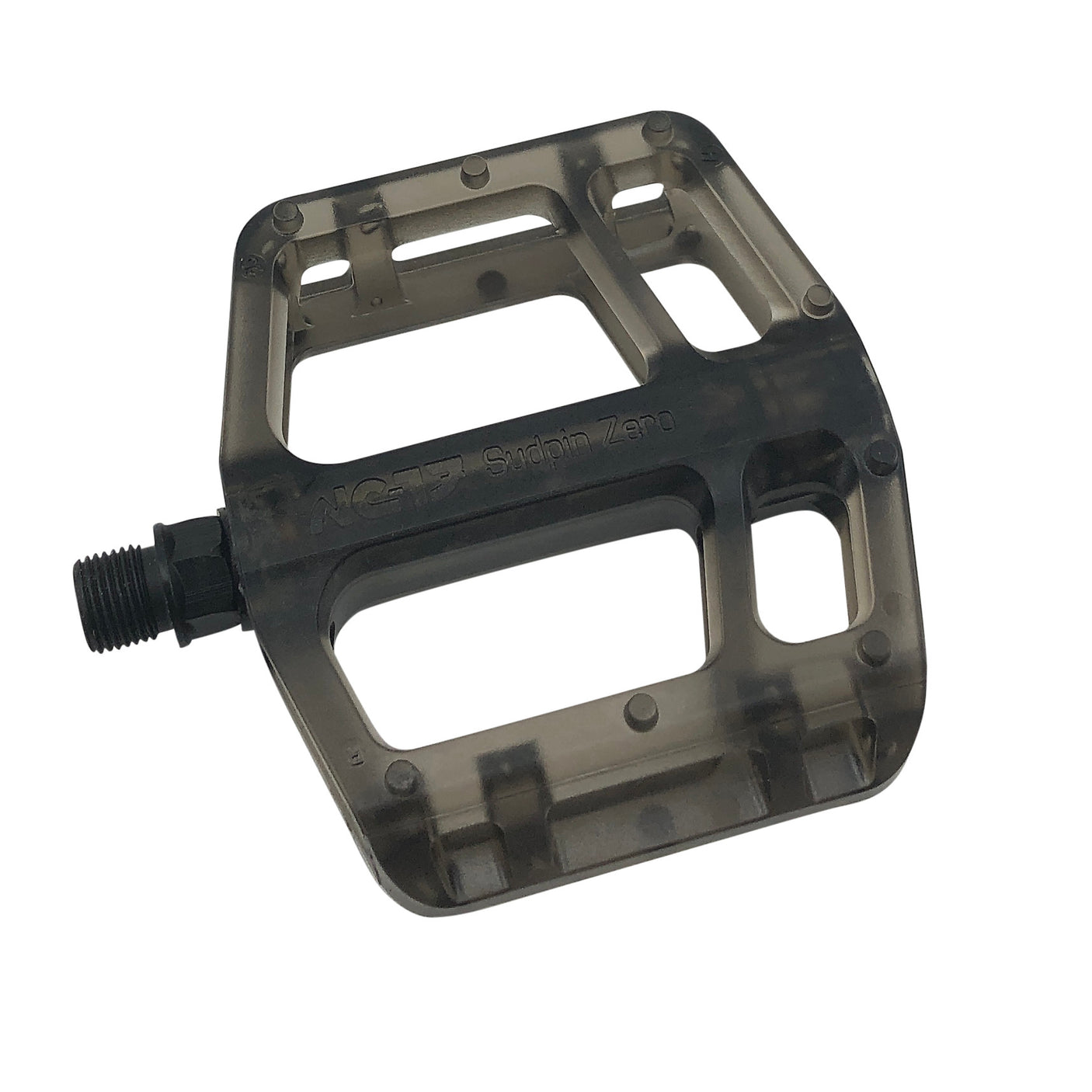 NC-17 platformpedaal Sudpin Zero Pro, kunststof, kogellager zwart