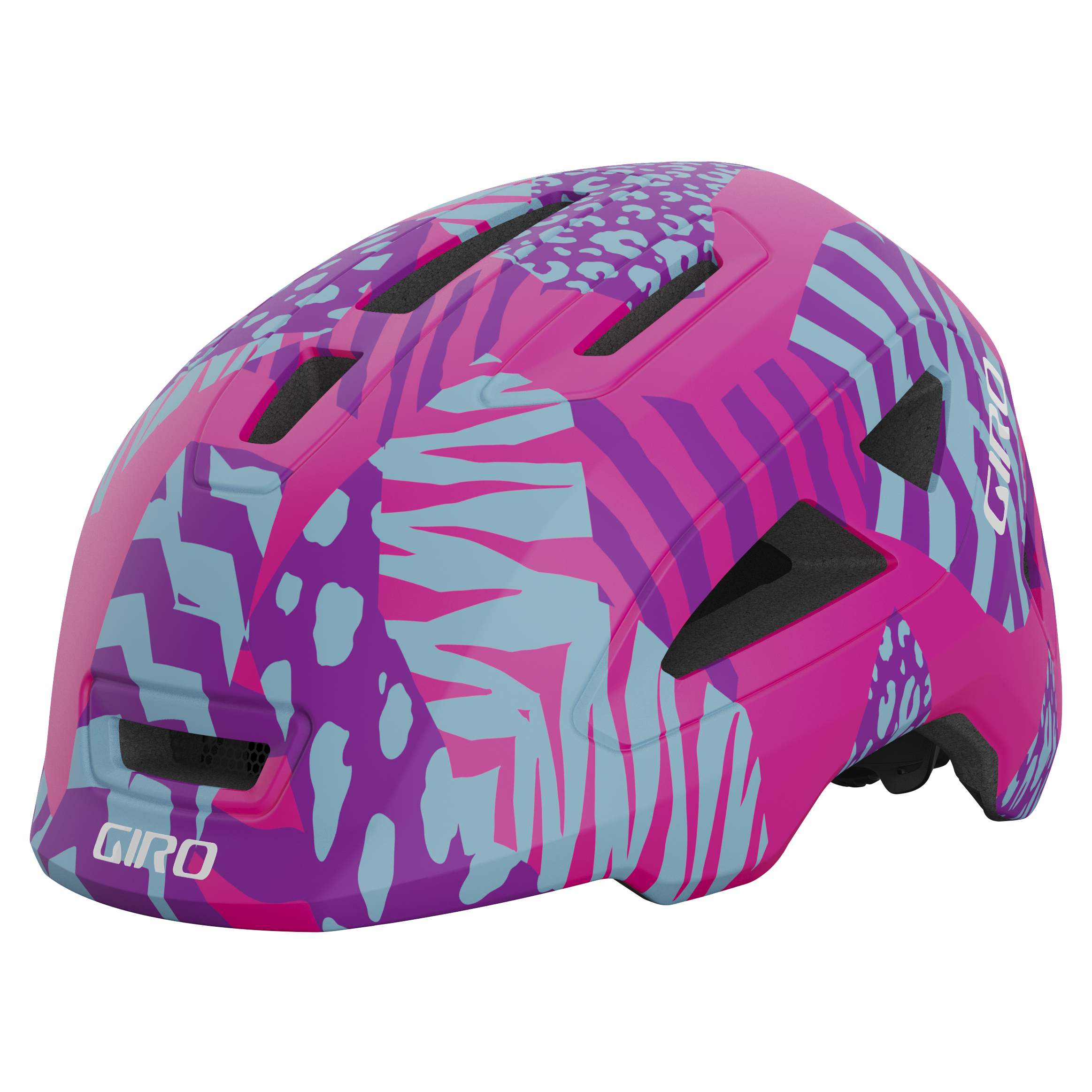 Giro Scamp II helm mat roze animal