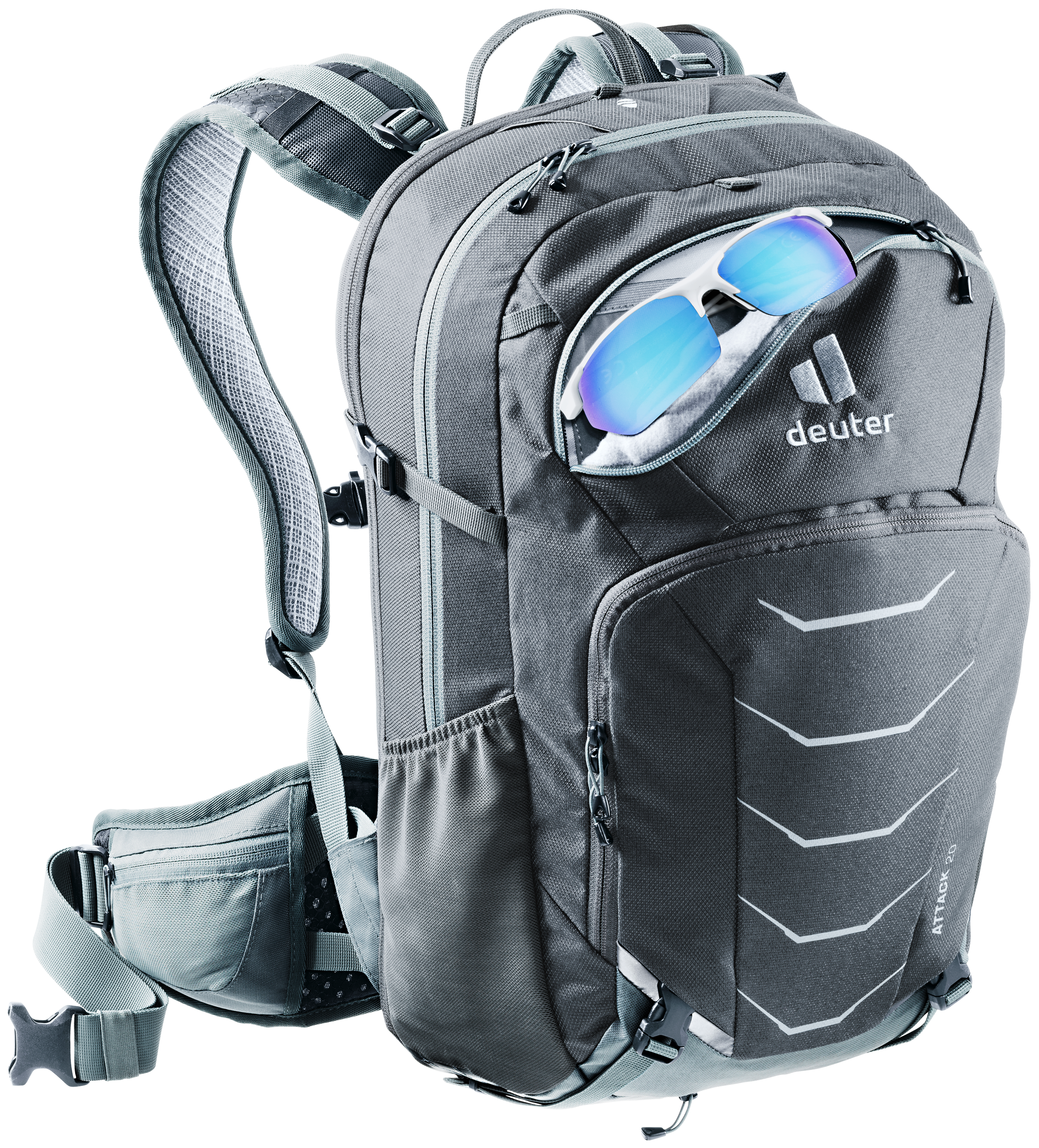 deuter Attack 20 fietsrugzak grijs