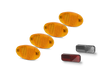 ACID reflectorset voor stuur / zadelpen