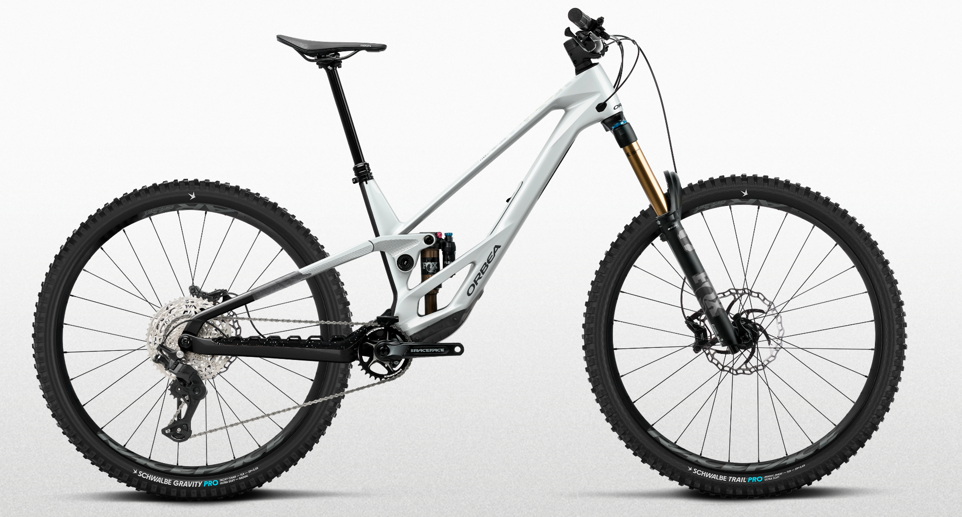 Orbea RALLON E10 White Chic - Diamond Black (Gloss)